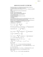 Khao sat va ve do thi ham so