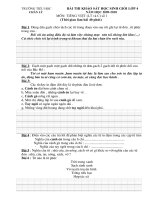 Tuyen chon de thi tieng viet cuoi cap