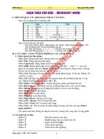 GIÁO TRÌNH WORD LỚP 10 - RẤT HAY