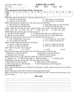 kiểm tra 1tiết vật lý 6