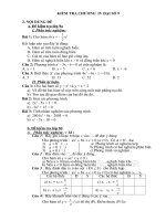 Tiết 59 Kiểm tra chương IV ( đại số 9 )