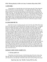 SKKN Phương pháp dạy và kiểm tra từ vựng Vocabulary  tiếng anh bậc THCS