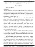 Đổi mới và sử dụng nhiều phương pháp dạy học trong môn Địa lí