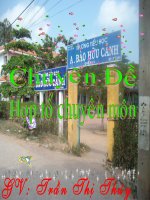 Họp tổ chuyên môn