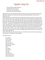 Tho Nguyễn Công Trứ