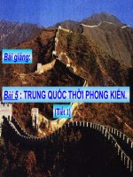Trung Quoc thời phong kiến