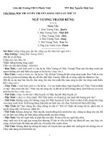 TIỂU PHẨM THI TUYÊN TRUYỀN MĂNG NON