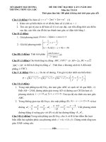 Đề thi thử đại học năm 2011 môn Toán lần 1 - THPT Gia Lộc