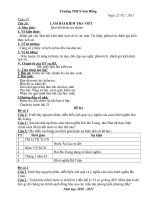 Tiết 24: Kiểm tra 1 tiết môn Lịch sử