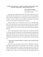 tiểu luận về bối cảnh lịch sử, xã hội của phong trào thức tỉnh dân tộc trung hoa - phong trào ngũ tứ