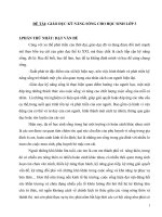 SKKN  ĐỀ TÀI GIÁO DỤC KỸ NĂNG SỐNG CHO HỌC SINH LỚP 3