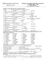 De Thi HSG TAnh7 - Co dap an