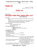 giáo án lớp 5 tuần 11-15 2010-2011 Thu