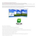 Ylmf – Hệ điều hành Linux mang giao diện Windows XP