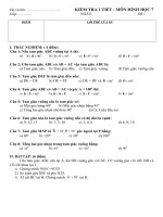 KT 1 t Hình học 7 chương II