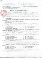 Thông báo lịch thi GV giỏi Huyện Chư Sê