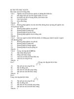 Bài tập phần di truyền học người ôn thi đại học