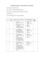 kế hoạch thực tập giáo dục toàn đợt 1 ĐHSP TP.HCM