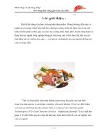 tiểu luận công nghệ thực phẩm  Khả năng và phương pháp làm tăng khả năng giữ nước của thịt