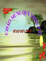 tiet 99:Chuyen doi cau chu dong thành  cau bi dong