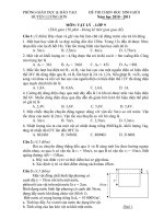 Đề thi HSG môn Vật lý 9 - số 6