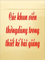 KHUNG VIEN dung cho thiet ke bai giang