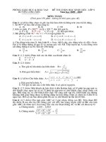 Đề thi HSG môn Toán 9 so 5