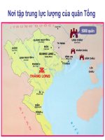 LƯỢC ĐỒ CUỘC TẤN CÔNG TRÊN ĐẤT TỐNG CỦA NHÀ LÝ