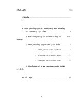 tiểu luận Hiện tượng tam giáo đồng nguyên” ở việt nam