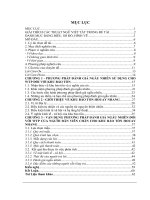 PHƯƠNG PHÁP ĐÁNH GIÁ NGẪU NHIÊN SỬ DỤNG CHOWTP ĐỐI VỚI KHU BẢO TỒN