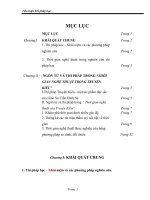 Tieu luan thi phap hoc