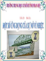 TUAN 26 - Bai 21 Mot so ung dung ve su no vi nhiet co tch hop moi truong