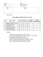 đề kt 1 tiết tin 7 hk2