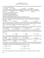 BÀI KIỂM TRA VẬT LI 12 CB KÌ 2