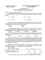 Đề thi HSG môn Vật lý 9 - 02