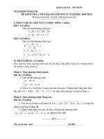 de kiem tra dai so 10, nam 2009-2010 tham khao