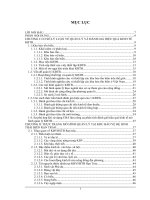 CƠ SỞ LÝ LUẬN VỀ QUẢN LÝ VÀ ĐÁNH GIÁ HIỆU QUẢ KINH TẾ KBTB