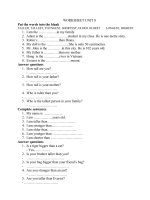 Worsheet U 8 Get set go 3