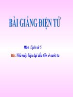 BÀI 21_NHÀ MÁY HIỆN ĐẠI ĐẦU TIÊN CỦA NƯỚC TA