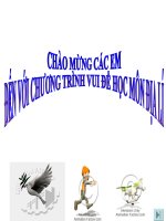 Vui để học -Ngoại khóa địa lí