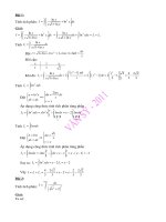 Tích phân ôn thi đại học