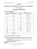 tài liệu ôn thi đại học môn toán mới nhất tích phân