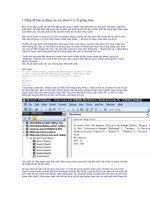 Cách cập nhật dữ liệu tự động vào các sheet