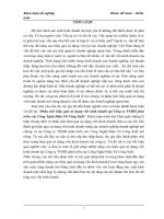 Phân tích hiệu quả sử dụng vốn kinh doanh tại Công ty TNHH phát triển các Công Nghệ Điện Tử Công Suất