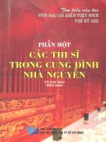 Các thi sĩ trong cung đình nhà nguyễn