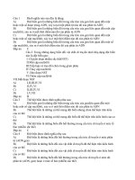 bài tập đột biến gen on thi đại học