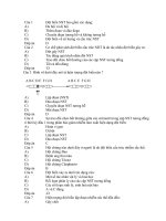 bài tập phần Đột biến NST