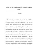 tiểu luận Sự khác biệt giữa hệ tư tưởng thời Lý, Trần và Lê sơ. Hệ quả của nó.