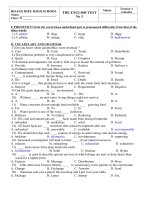 de thi KT 1 tiet - HD