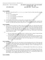 Đề thi HSG hóa TP HCM 08-09